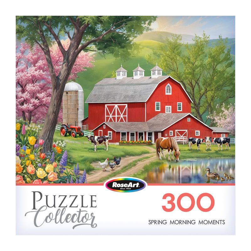 RoseArt-Puzzle Collector-Spring Morning Moments 300 Piece Jigsaw Puzzle