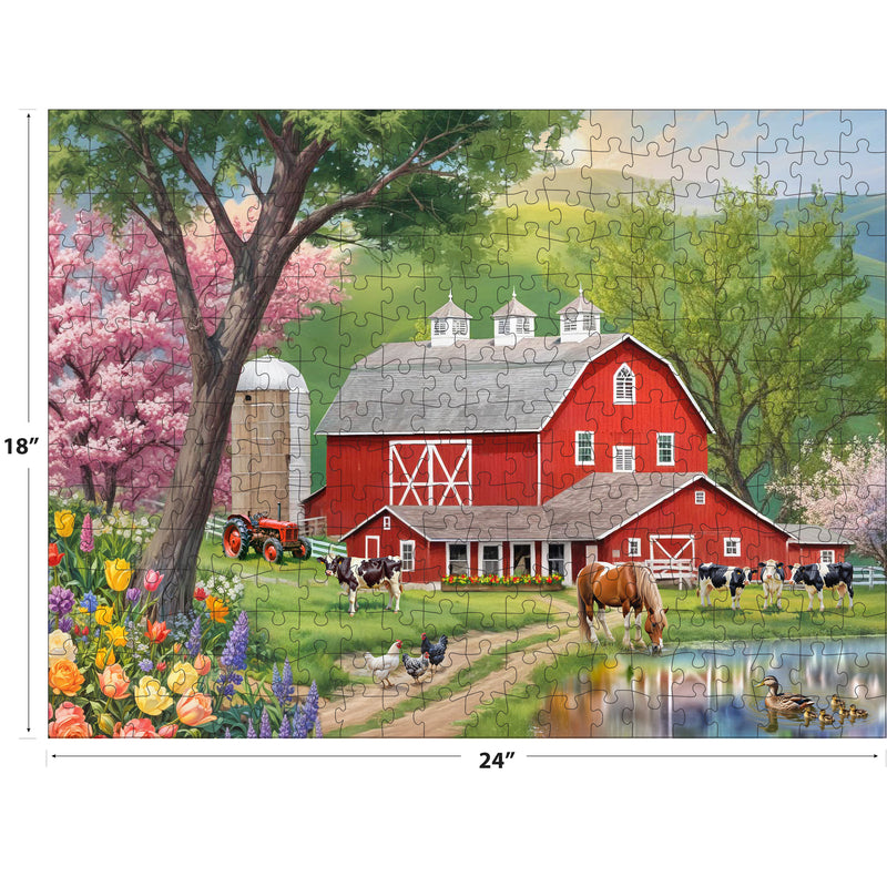 RoseArt-Puzzle Collector-Spring Morning Moments 300 Piece Jigsaw Puzzle