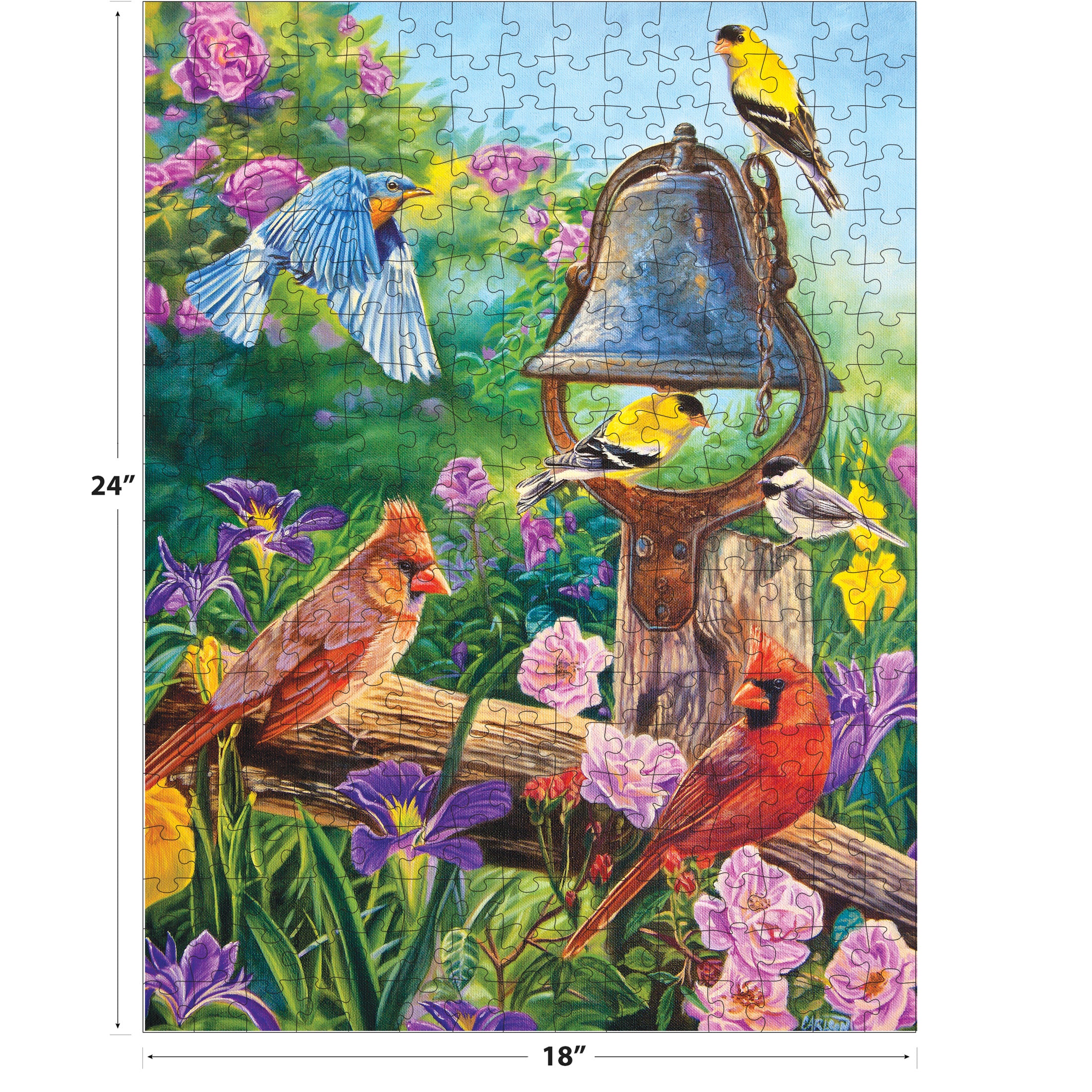 RoseArt Kodak Premium Garden Melodies 350-Piece Jigsaw Puzzle