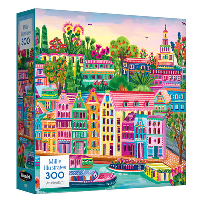 RoseArt-Millie Illustrates-Amsterdam-300 Piece Jigsaw Puzzle