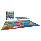 RoseArt-Bigelow Illustrates-Boater's Lake-500 Piece Jigsaw Puzzle
