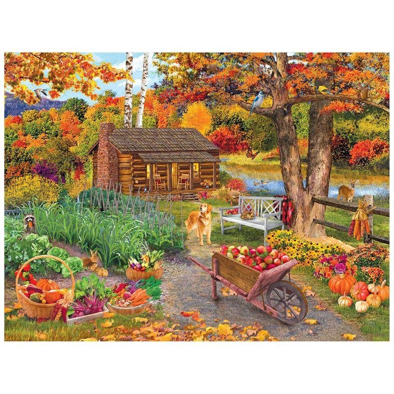 RoseArt-Bigelow Illustrates-Harvest at the Cabin-500 Piece Jigsaw Puzzle