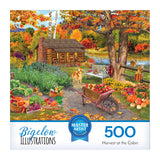 RoseArt-Bigelow Illustrates-Harvest at the Cabin-500 Piece Jigsaw Puzzle