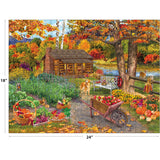 RoseArt-Bigelow Illustrates-Harvest at the Cabin-500 Piece Jigsaw Puzzle
