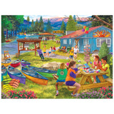 RoseArt-Bigelow Illustrates-Camp Wiwanago-500 Piece Jigsaw Puzzle