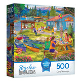 RoseArt-Bigelow Illustrates-Camp Wiwanago-500 Piece Jigsaw Puzzle