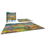 RoseArt-Bigelow Illustrates-Camp Wiwanago-500 Piece Jigsaw Puzzle