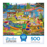 RoseArt-Bigelow Illustrates-Camp Wiwanago-500 Piece Jigsaw Puzzle