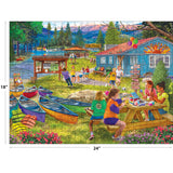 RoseArt-Bigelow Illustrates-Camp Wiwanago-500 Piece Jigsaw Puzzle