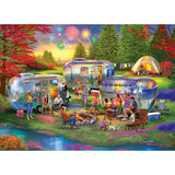 RoseArt - Kodak Premium - Campeurs Éclatants de Bonheur - Puzzle de 1000 pièces