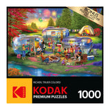 RoseArt - Kodak Premium - Campeurs Éclatants de Bonheur - Puzzle de 1000 pièces