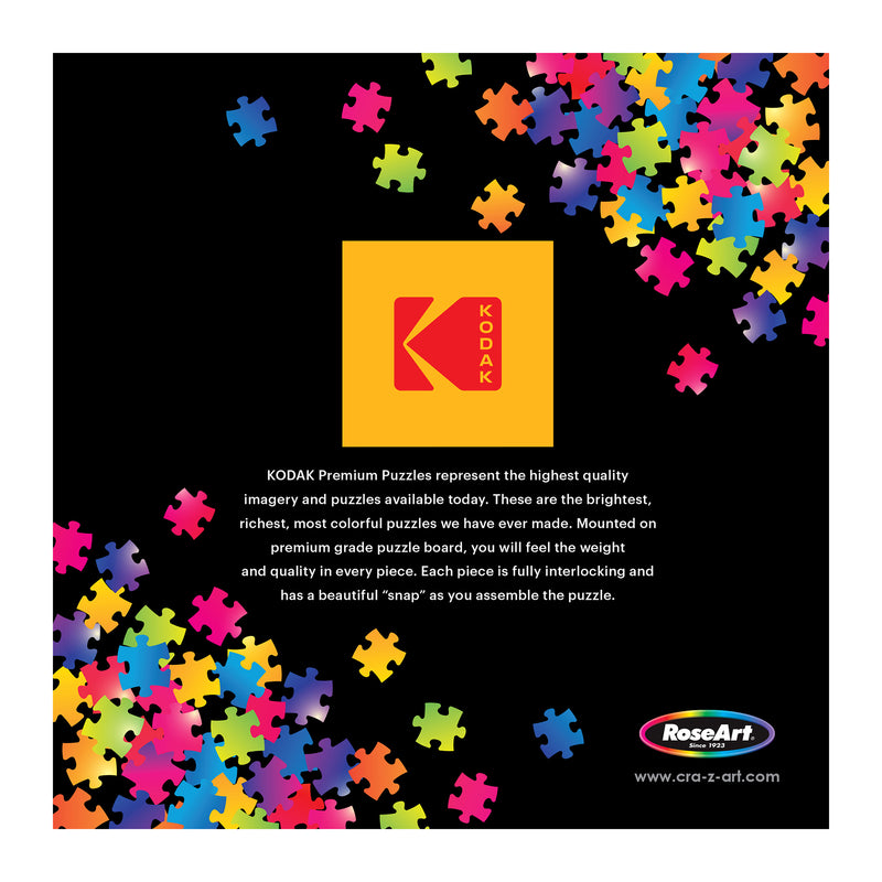 RoseArt - Kodak Premium - Campeurs Éclatants de Bonheur - Puzzle de 1000 pièces