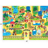 RoseArt -  Alphabet Zoo - 24 Piece Floor Puzzle Playset with 26 figures