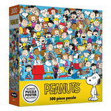 Roseart - Peanuts - Elenco de personajes de Peanuts - Rompecabezas de 300 piezas