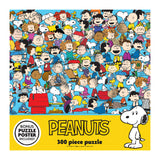 Roseart - Peanuts - Elenco de personajes de Peanuts - Rompecabezas de 300 piezas
