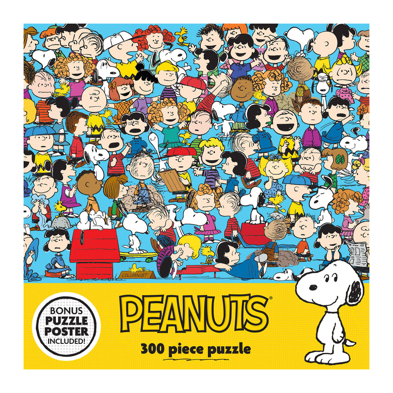 Roseart - Peanuts - Elenco de personajes de Peanuts - Rompecabezas de 300 piezas