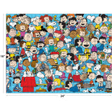 Roseart - Peanuts - Elenco de personajes de Peanuts - Rompecabezas de 300 piezas