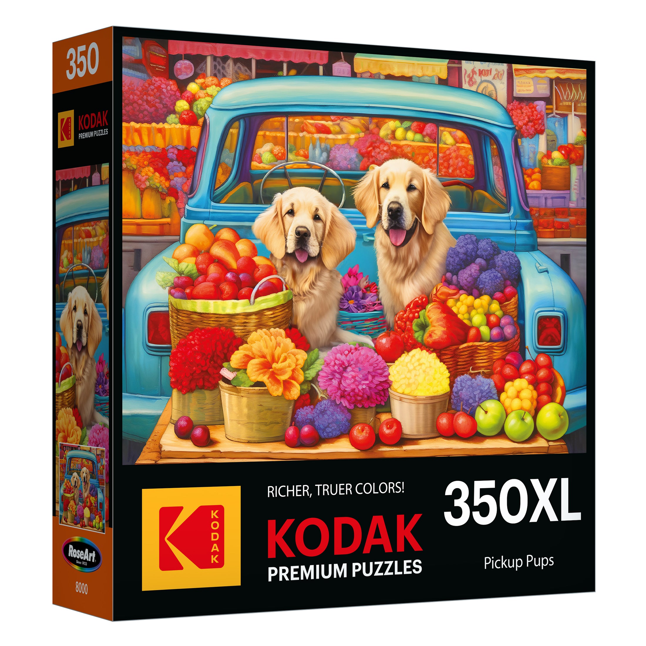 RoseArt - Kodak Premium - Pickup Pups - 350 Piece Jigsaw Puzzle