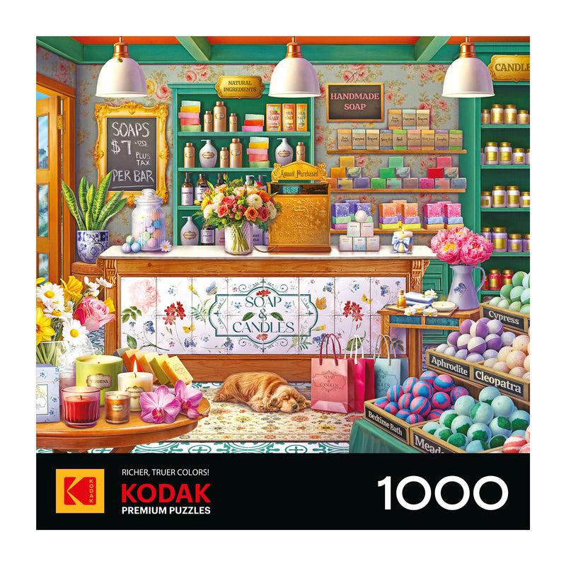 Roseart-Kodak Premium-Tienda de jabones y velas-Rompecabezas de 1000 piezas