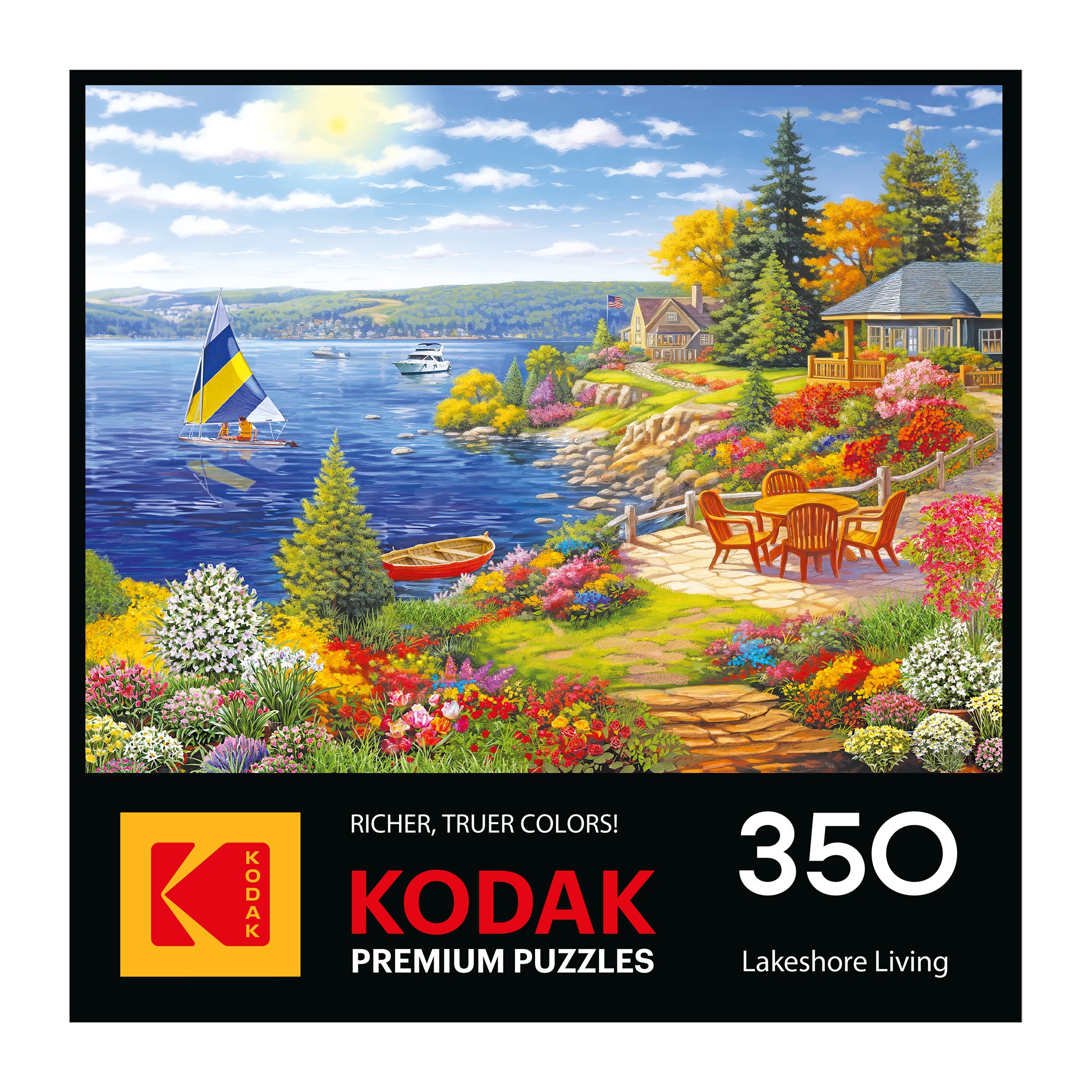 RoseArt-Kodak Premium-Lakeshore Living 350-Piece Jigsaw Puzzle