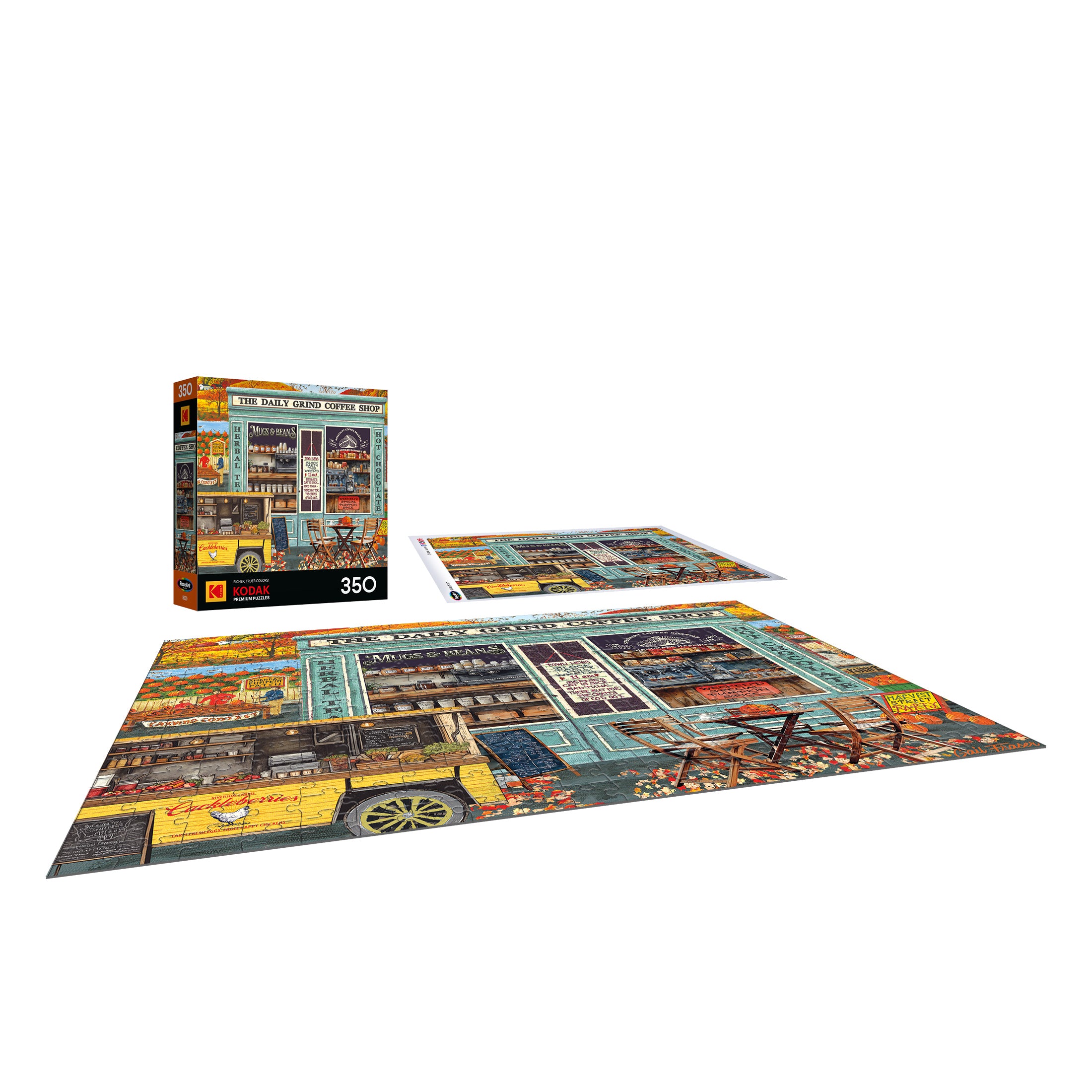 RoseArt-Kodak Premium-The Daily Grind-350 Piece Jigsaw Puzzle