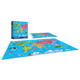 Roseart-Mapa del Mundo-Rompecabezas de 100 Piezas