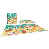 RoseArt Sports Pups Les chiots de volleyball de plage Puzzle de 300 pièces – Scène de plage de chiens