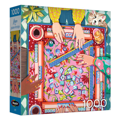 Casse-tête de 1000 pièces RoseArt Hobby Haven Modern Mahjong