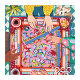 Casse-tête de 1000 pièces RoseArt Hobby Haven Modern Mahjong