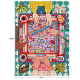 Casse-tête de 1000 pièces RoseArt Hobby Haven Modern Mahjong