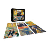 RoseArt-Mini Puzzle Set-Fine Art 6 x 100 Piece Puzzles