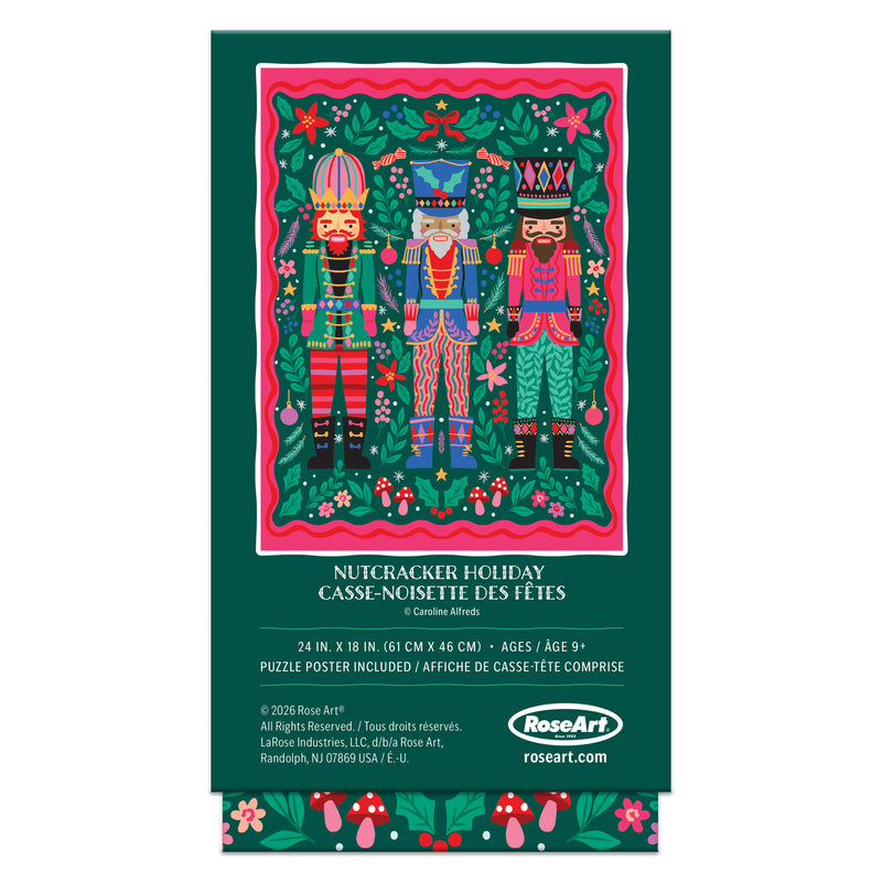 RoseArt-Vertical Visions-Nutcracker Holiday 500-Piece Jigsaw Puzzle