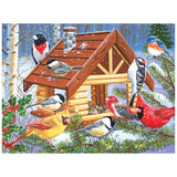 RoseArt-Kodak Premium-Winter Bird Feeder-350 Piece Jigsaw Puzzle