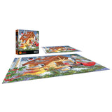 RoseArt-Kodak Premium-Winter Bird Feeder-350 Piece Jigsaw Puzzle