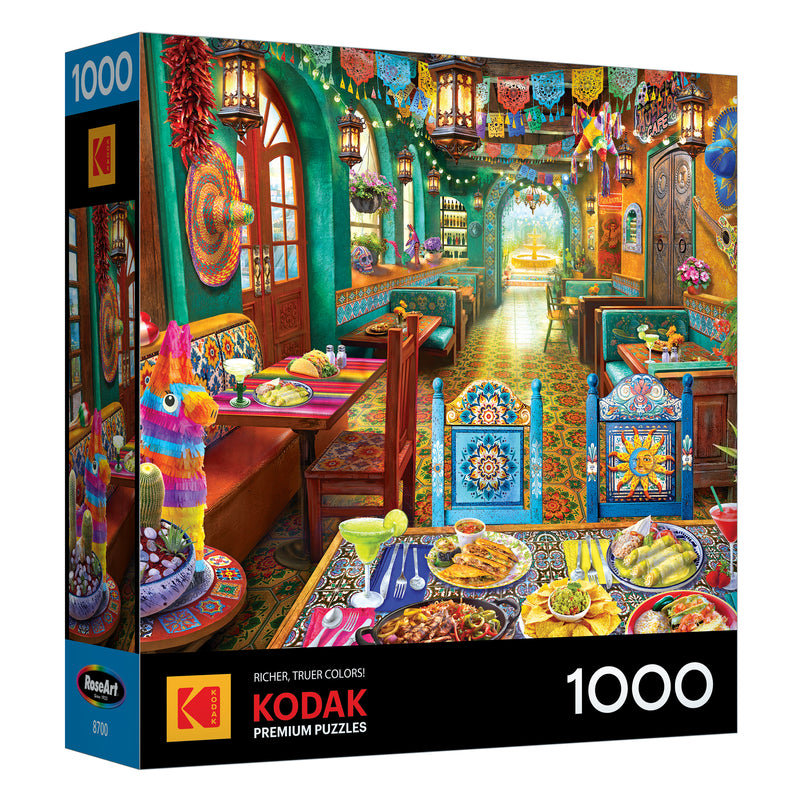 RoseArt-Kodak Premium-Mexican Cantina-1000 Piece Jigsaw Puzzle