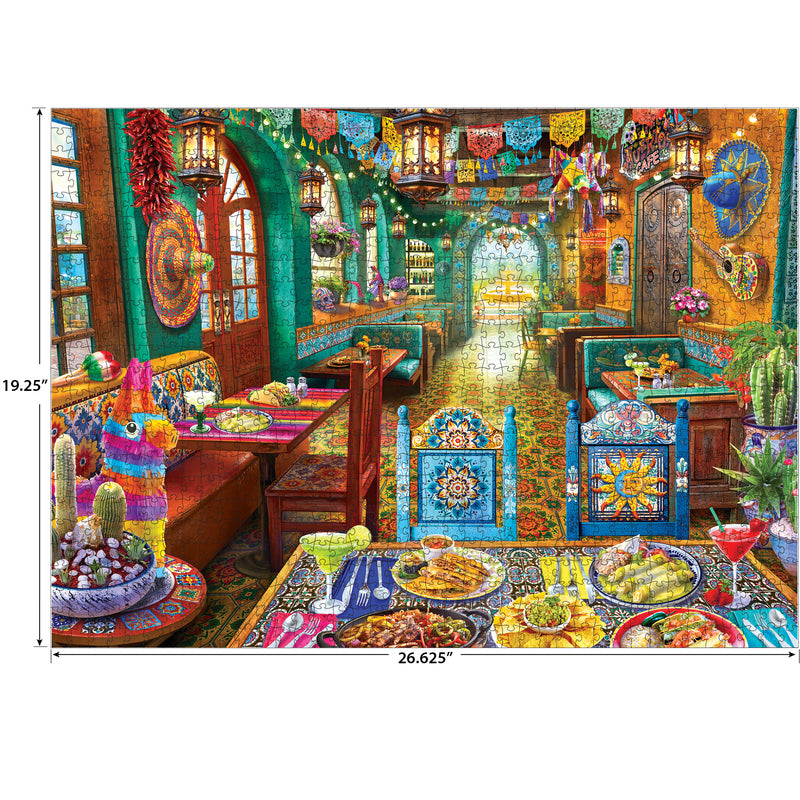 RoseArt-Kodak Premium-Mexican Cantina-1000 Piece Jigsaw Puzzle