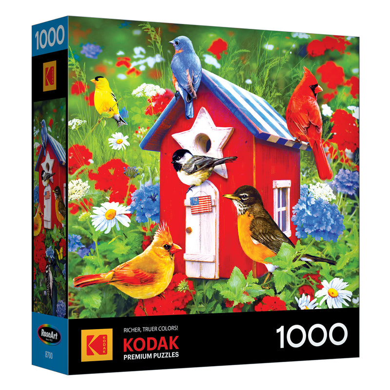 RoseArt-Kodak Premium-Nichoir patriotique-Puzzle de 1000 pièces
