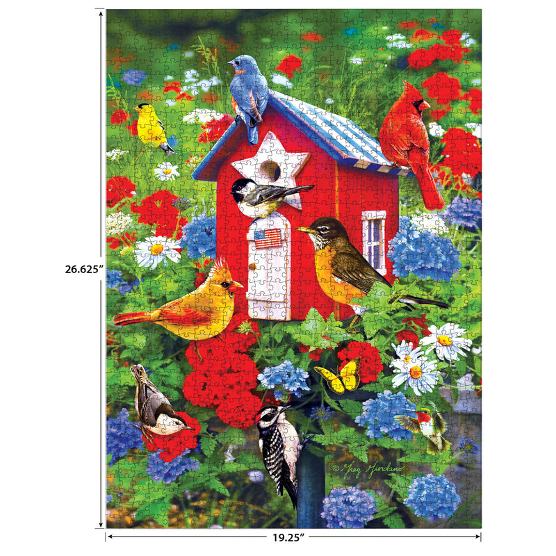 RoseArt-Kodak Premium-Nichoir patriotique-Puzzle de 1000 pièces