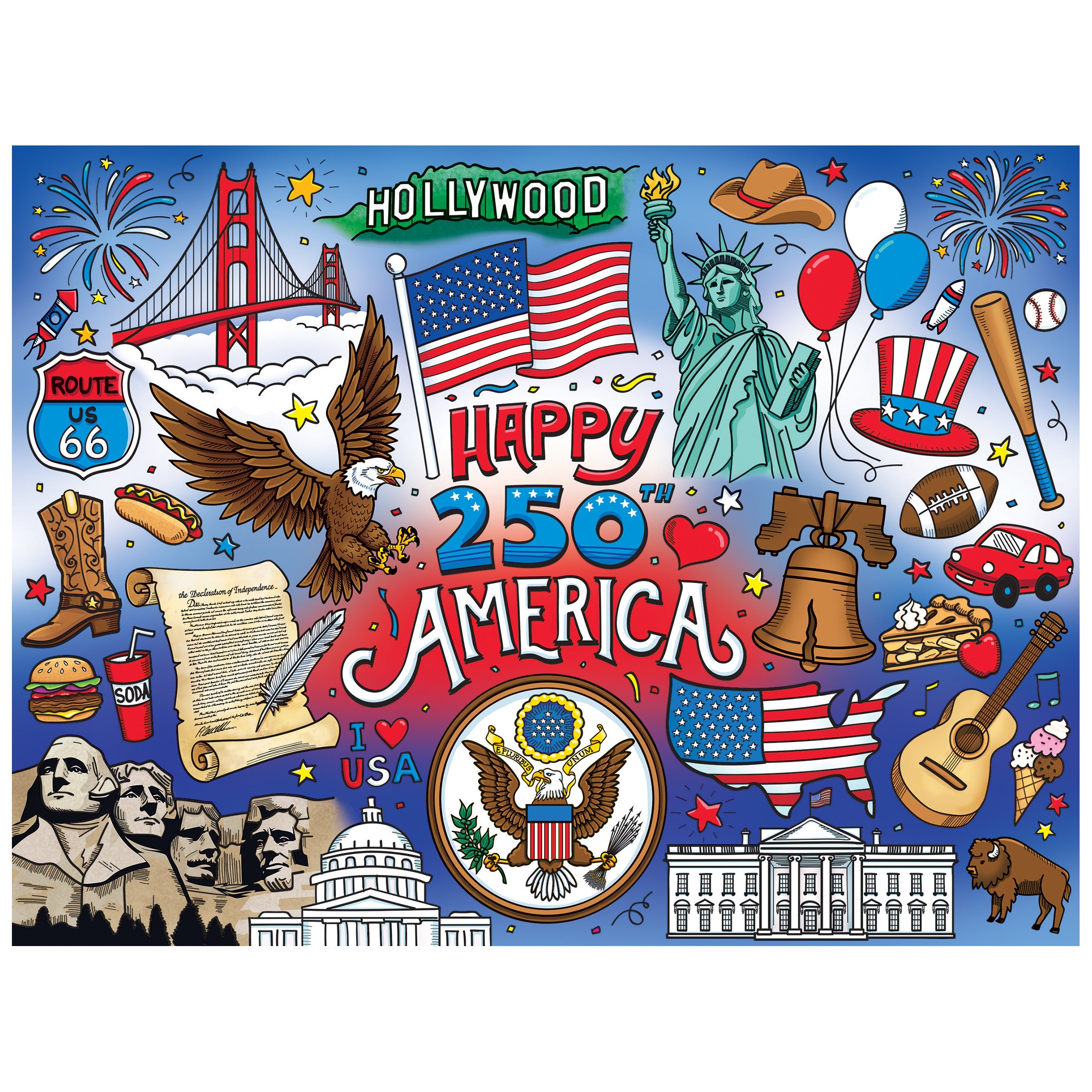 RoseArt-Seasonal-America 250-500 Piece Jigsaw Puzzle – Cra-Z-Art