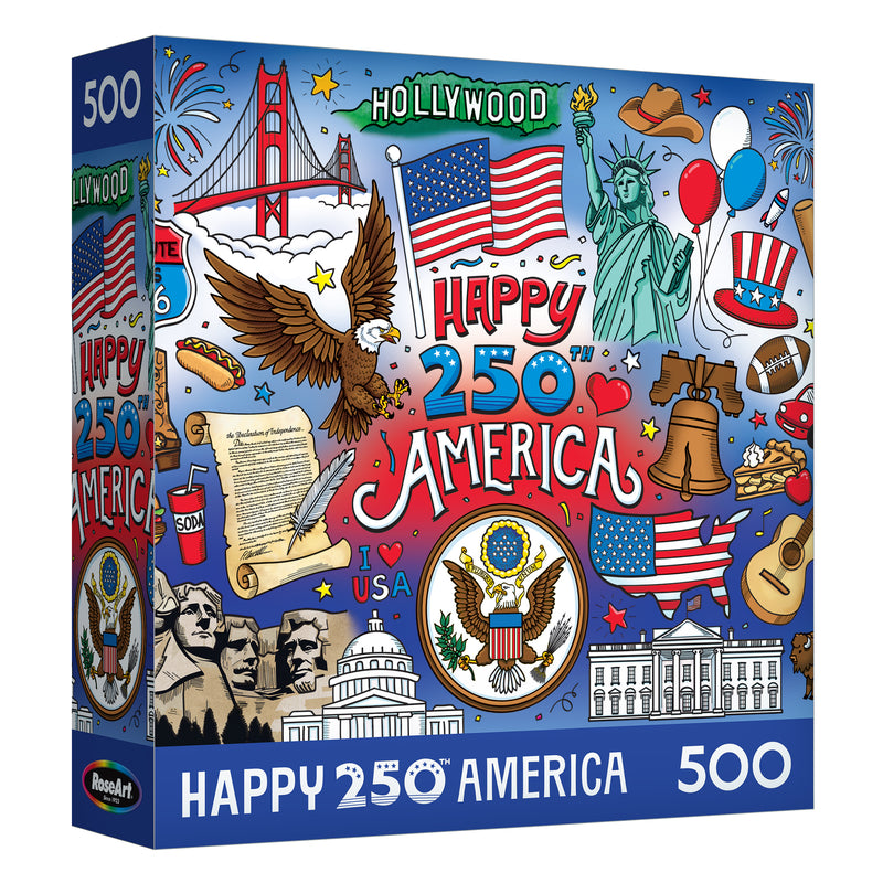 RoseArt-Seasonal-America 250-500 Piece Jigsaw Puzzle