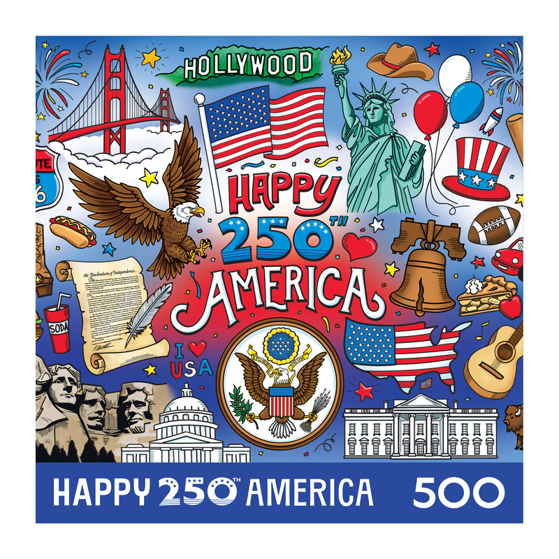RoseArt-Seasonal-America 250-500 Piece Jigsaw Puzzle