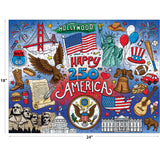 RoseArt-Seasonal-America 250-500 Piece Jigsaw Puzzle