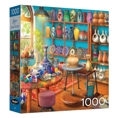 RoseArt-Havre de passe-temps-Studio de poterie-Puzzle de 1000 pièces