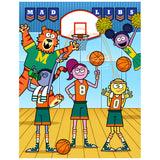 RoseArt - Mad Libs - All Star Sports - 4 x 100 Piece Jigsaw Puzzles