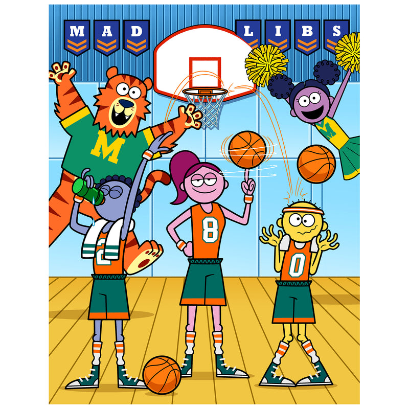 RoseArt - Mad Libs - All Star Sports - 4 x 100 Piece Jigsaw Puzzles
