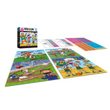 RoseArt - Mad Libs - All Star Sports - 4 x 100 Piece Jigsaw Puzzles