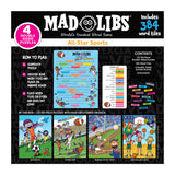RoseArt - Mad Libs - All Star Sports - 4 x 100 Piece Jigsaw Puzzles