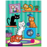 RoseArt - Mad Libs - Family Pets - 4 x 100 Piece Jigsaw Puzzles