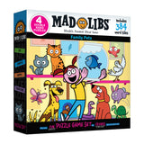 RoseArt - Mad Libs - Family Pets - 4 x 100 Piece Jigsaw Puzzles