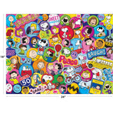 RoseArt-Peanuts-Autocollants Peanuts-Puzzle de 300 pièces